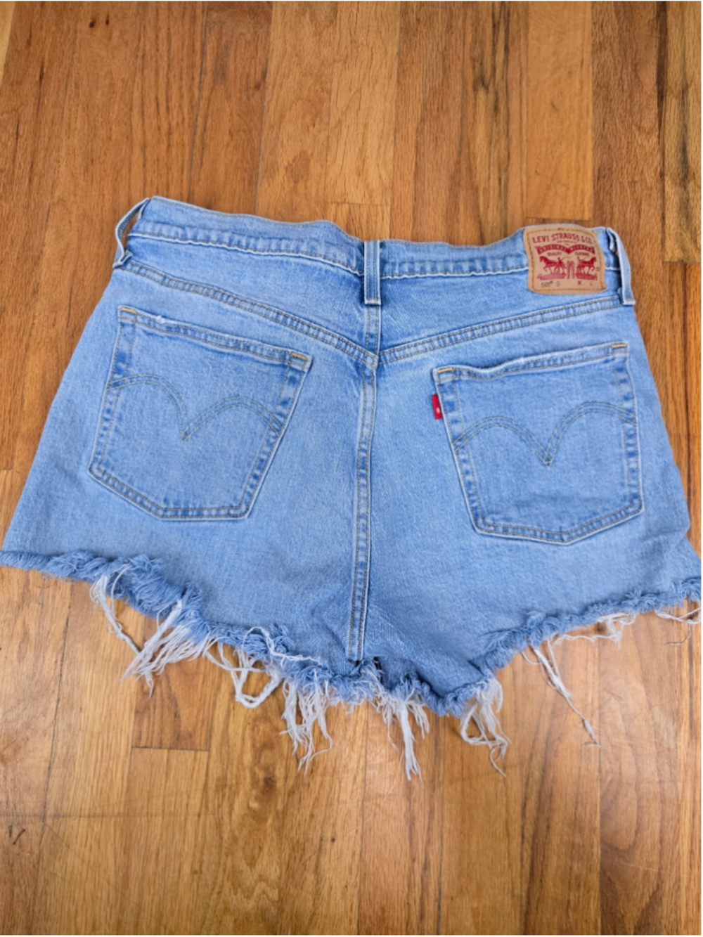 Women's Levi's 501 Jean Shorts Blue Size 31